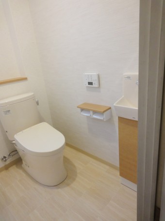 小便器を撤去して広々とした使いやすいトイレに